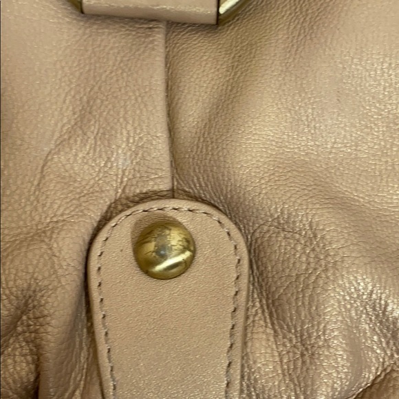 Michael Rome Designs Gold Leather Hobo Bag - Picture 7 of 8
